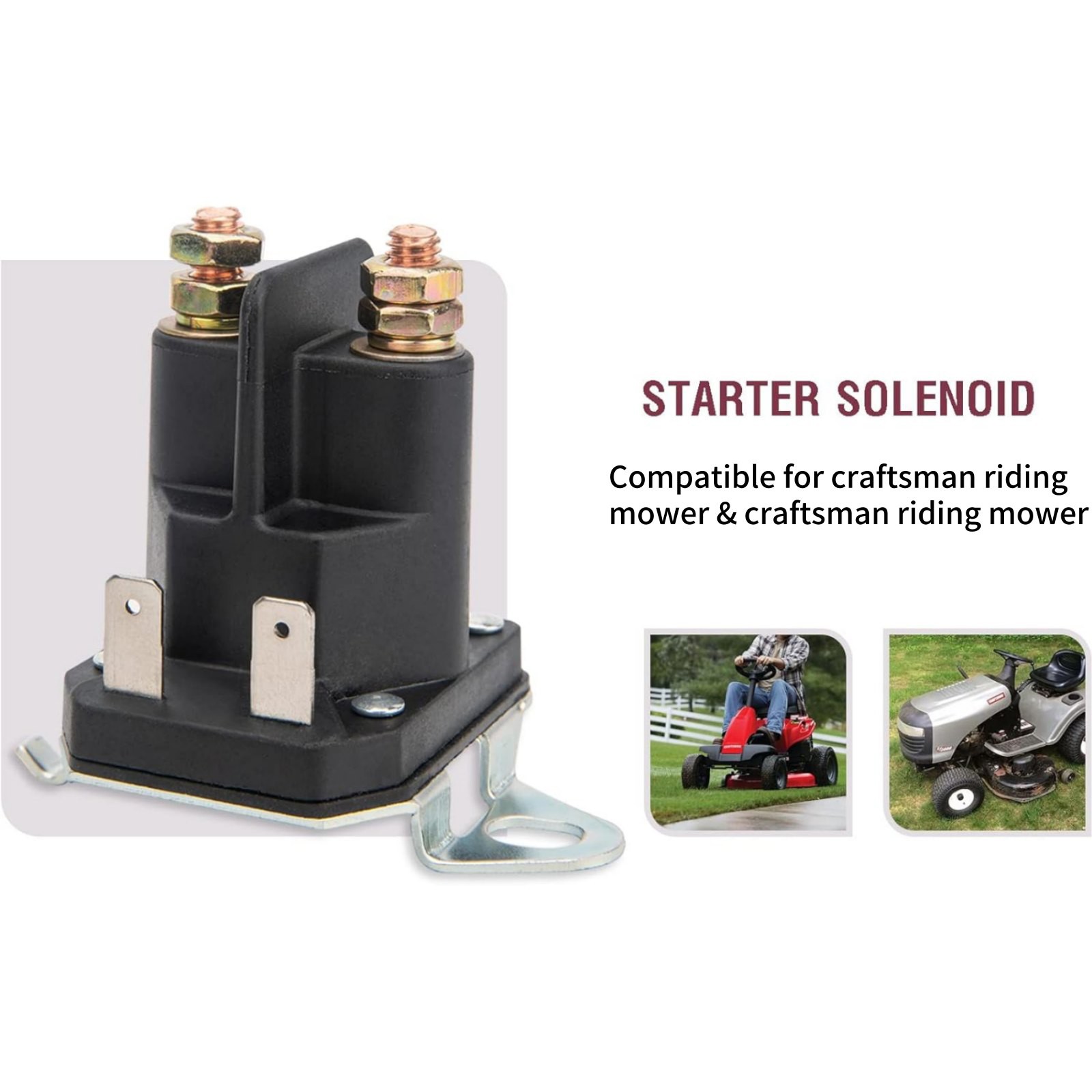582042801 Starter Relay Solenoid suitable For AYP Craftsman Poulan For Husqvarna