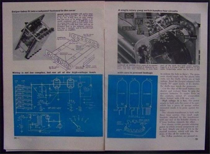 Geiger Counter How-To PLANS Easy build 1955 Tube Powered