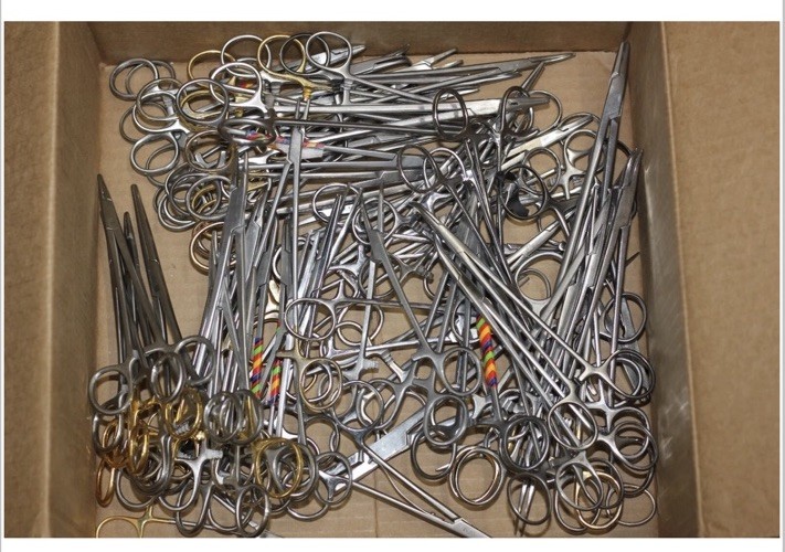 Lot of 60 Hemostetic Forcep-Needle Holders Jarit-Mueller ETC (USA)