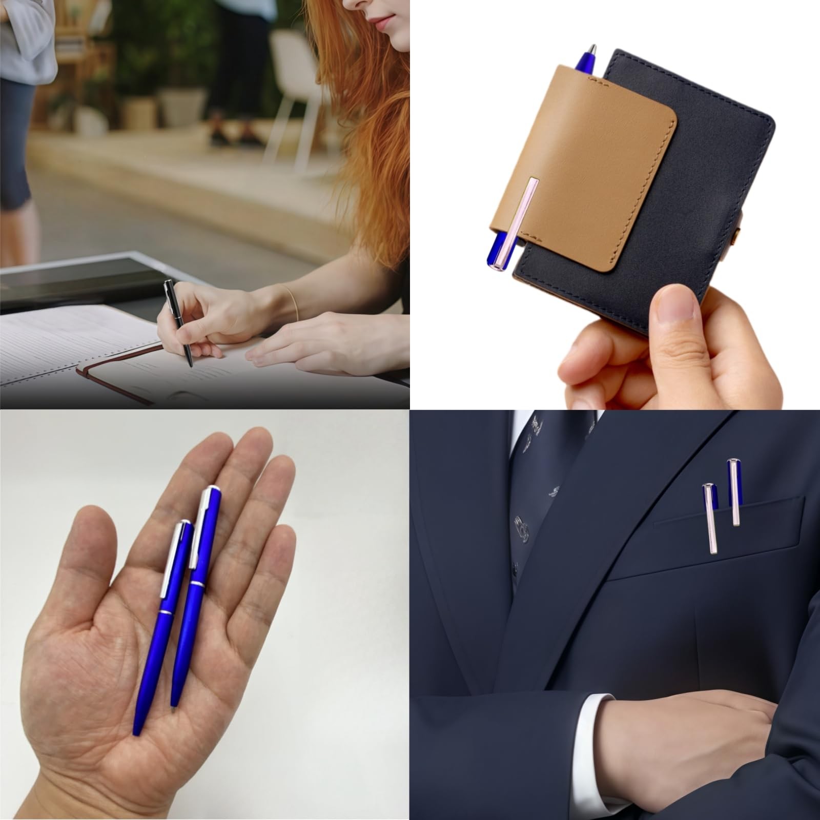 50 Pcs Small Ballpoint Pens, 4 Inch Mini Pens Bulk, for Pocket Notebooks and …
