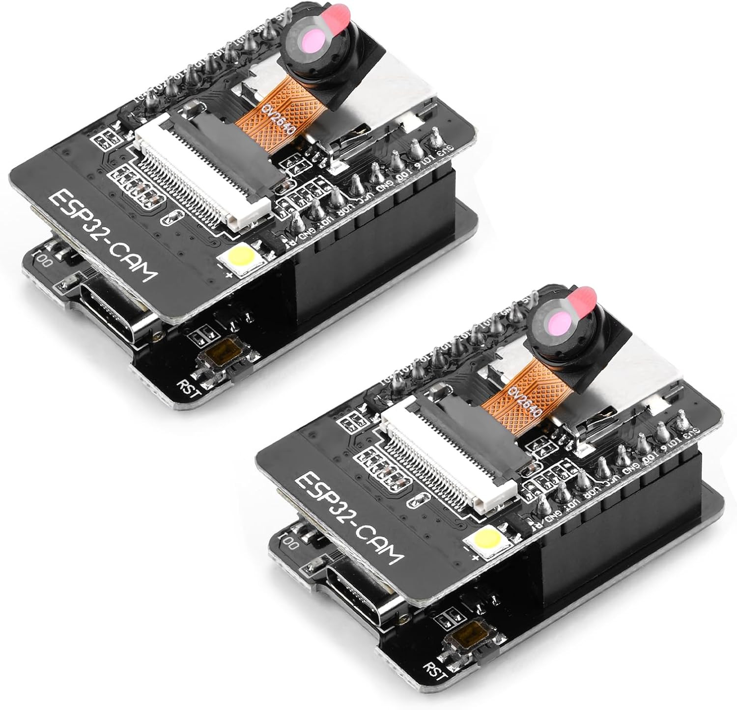 2Pcs ESP32-CAM-MB Development Board Type-C to Serial Port CH340G ESP32 Board