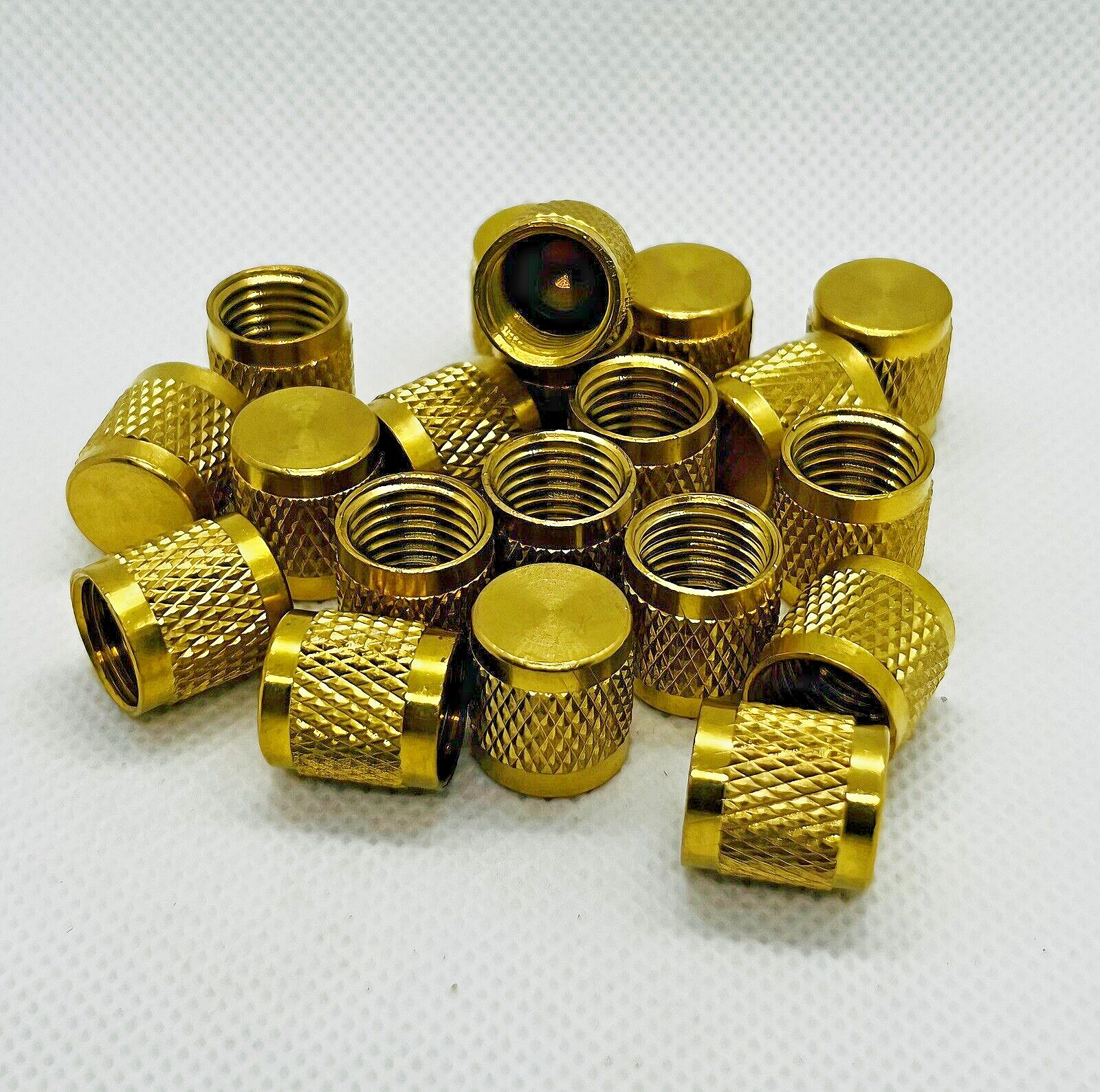 1/4 flare cap, round brass w/o-ring seal for Refrigeration Access Ports Pack-20