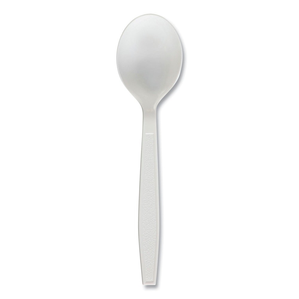 Boardwalk SOUPHWPPWH Heavyweight Cutlery Soup Spoon – White (1000/CT) New