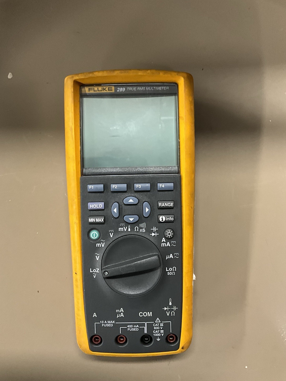 FLUKE 289 TRUE RMS MULTIMETER NO LEADS POWERS ON