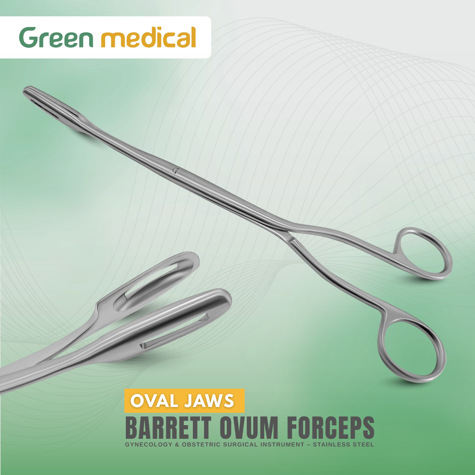 Barrett Ovum Forceps Obstetrical OB/GYN Surgical Instruments German Grade