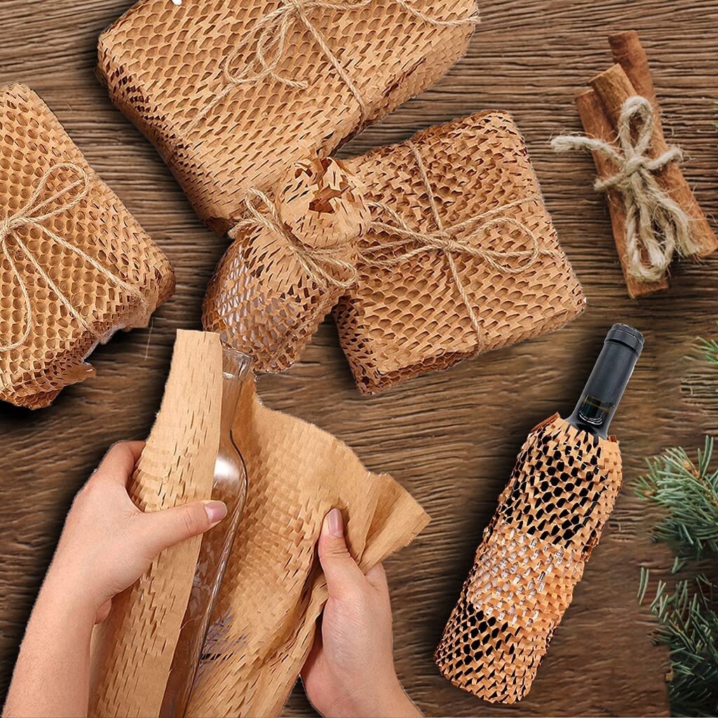 Honeycomb Packing Paper 15″ W X 820 Ft Cushioning Packing Roll Recycled Material