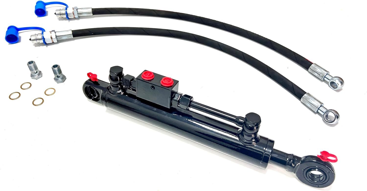 New Hydraulic Top Link Cat. 1-1 with Locking Block Inc.2 Hoses(Length Selectable