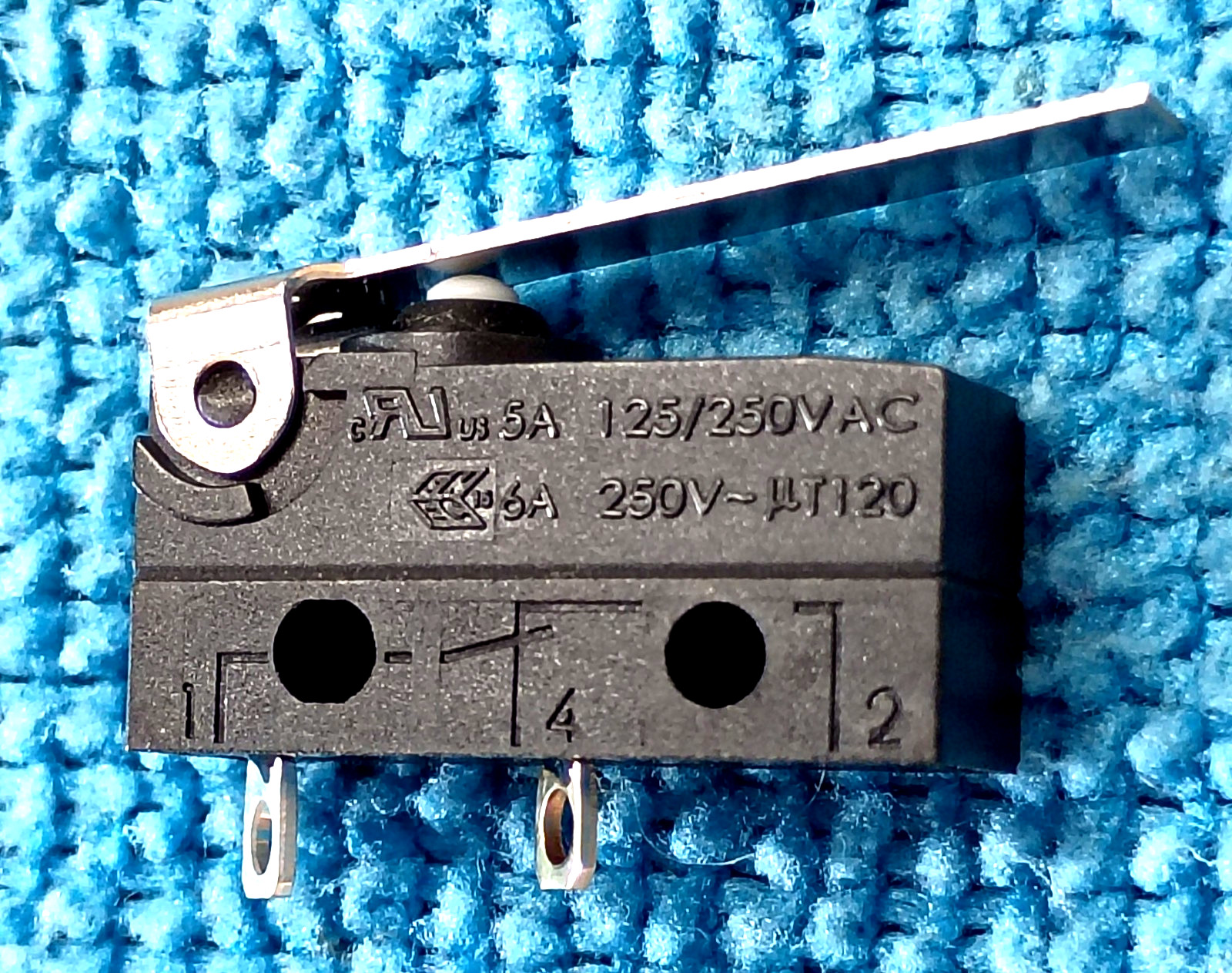 Qty. of 10, Micro Switch, Waterproof, Normally Open SPST, New