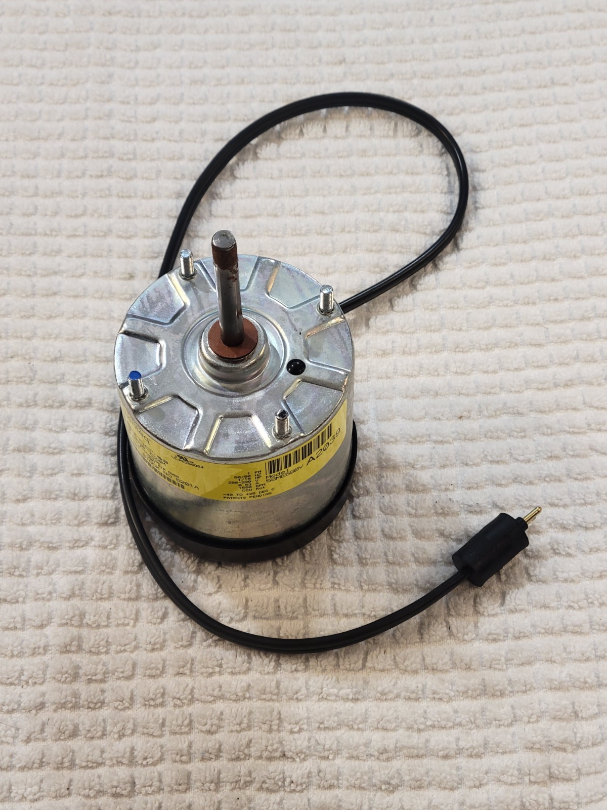MORRILL MOTORS P/N 5201A 59 ECM REFRIGERATION MOTOR, 208-230V, 1/15HP, 1550RPM