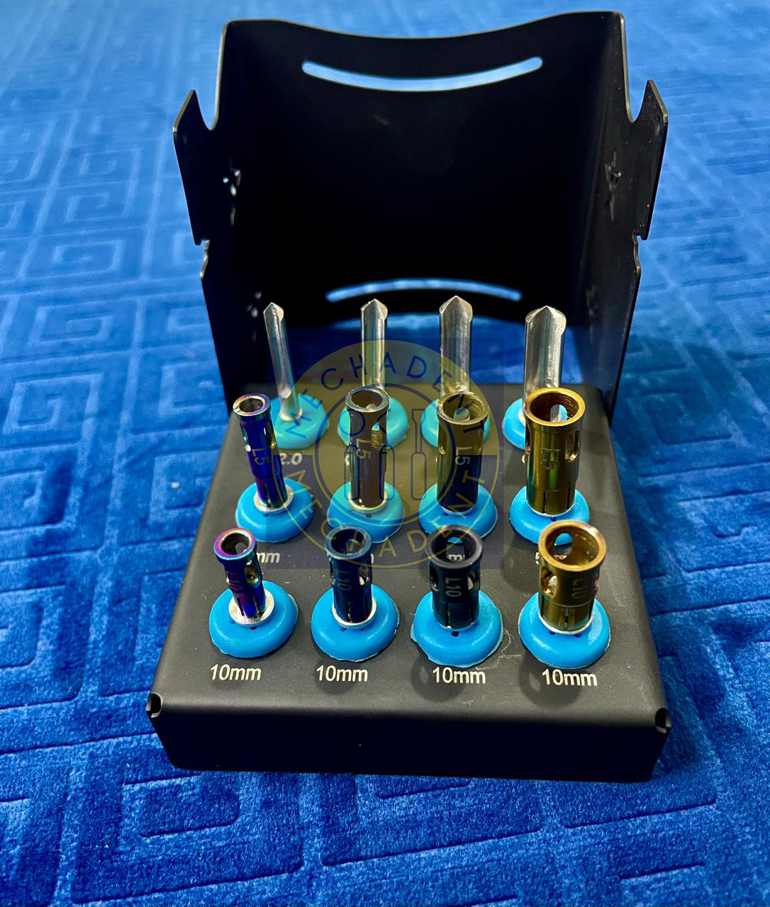 Dental Bone Collector Kit – 12-Piece Set with Dental Bur Drills and Stoppers