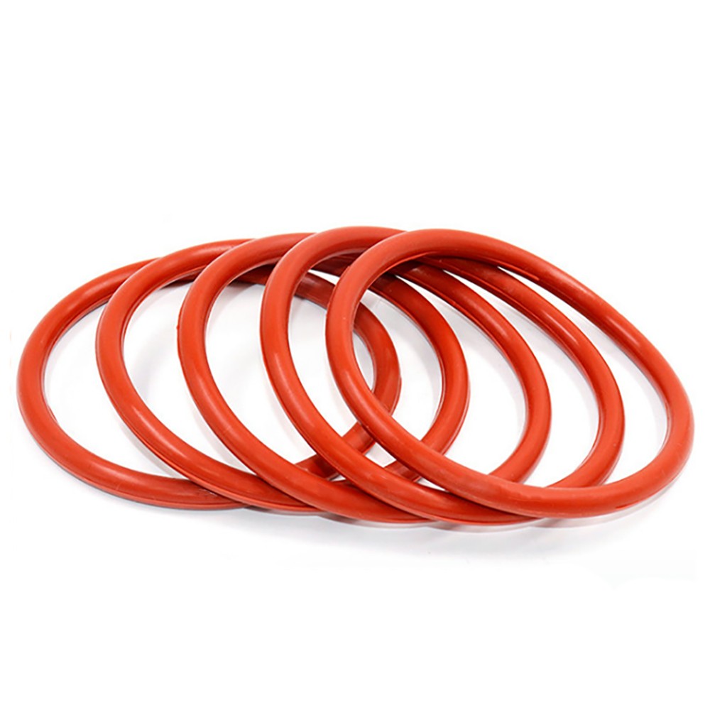 Red Silicone O Rings Seals 5.3mm Cross Section 30mm-530mm ID Food Grade O Ring