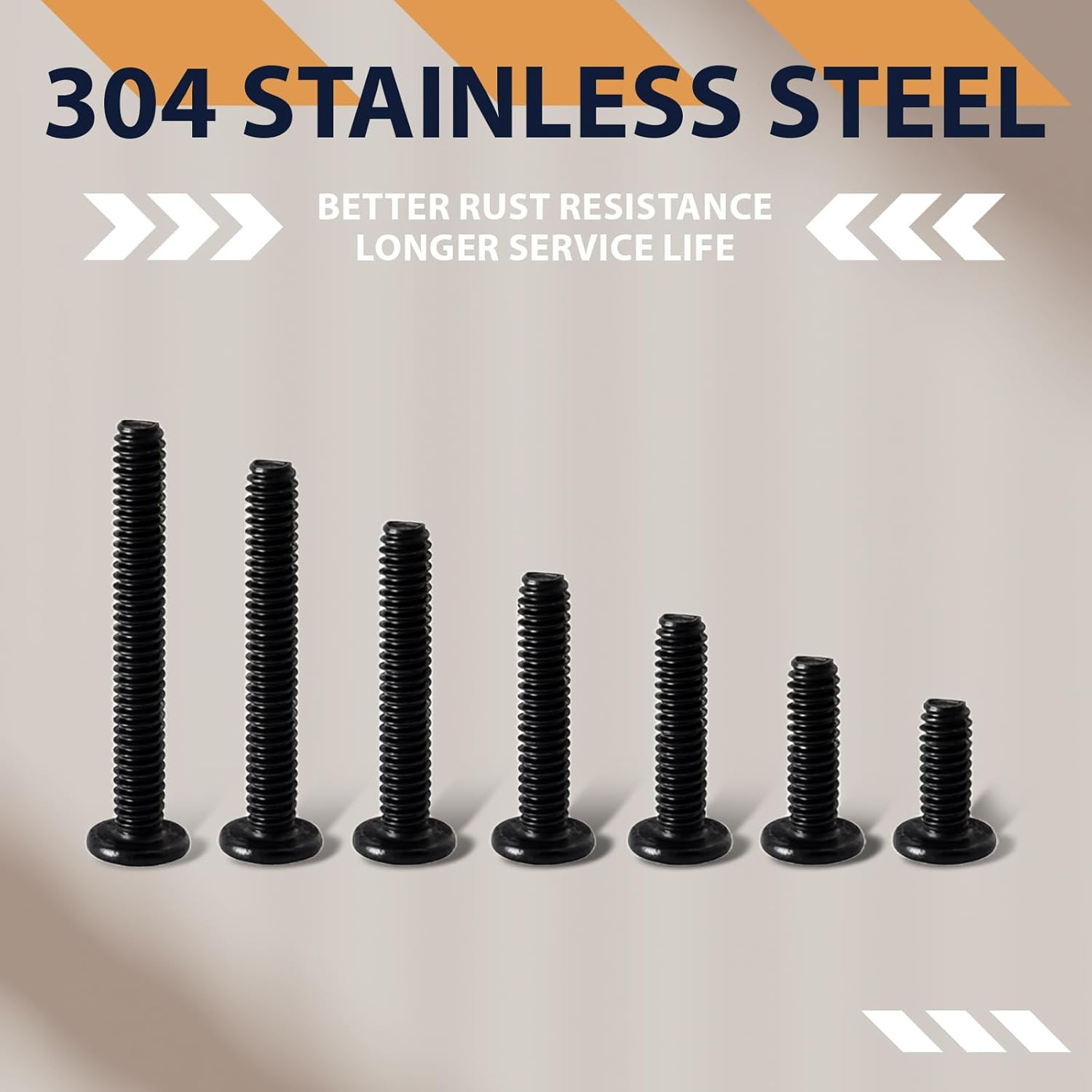 1/4-20 X 1 (30 Pack) Flat Head Hex Socket Cap Screws Bolts, Black Oxide 304 Stai