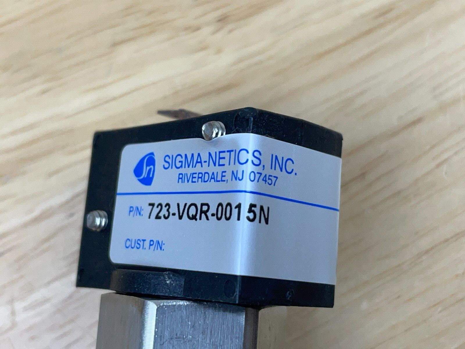 Sigma-Netics 723-VQR-0015N Pressure Switch
