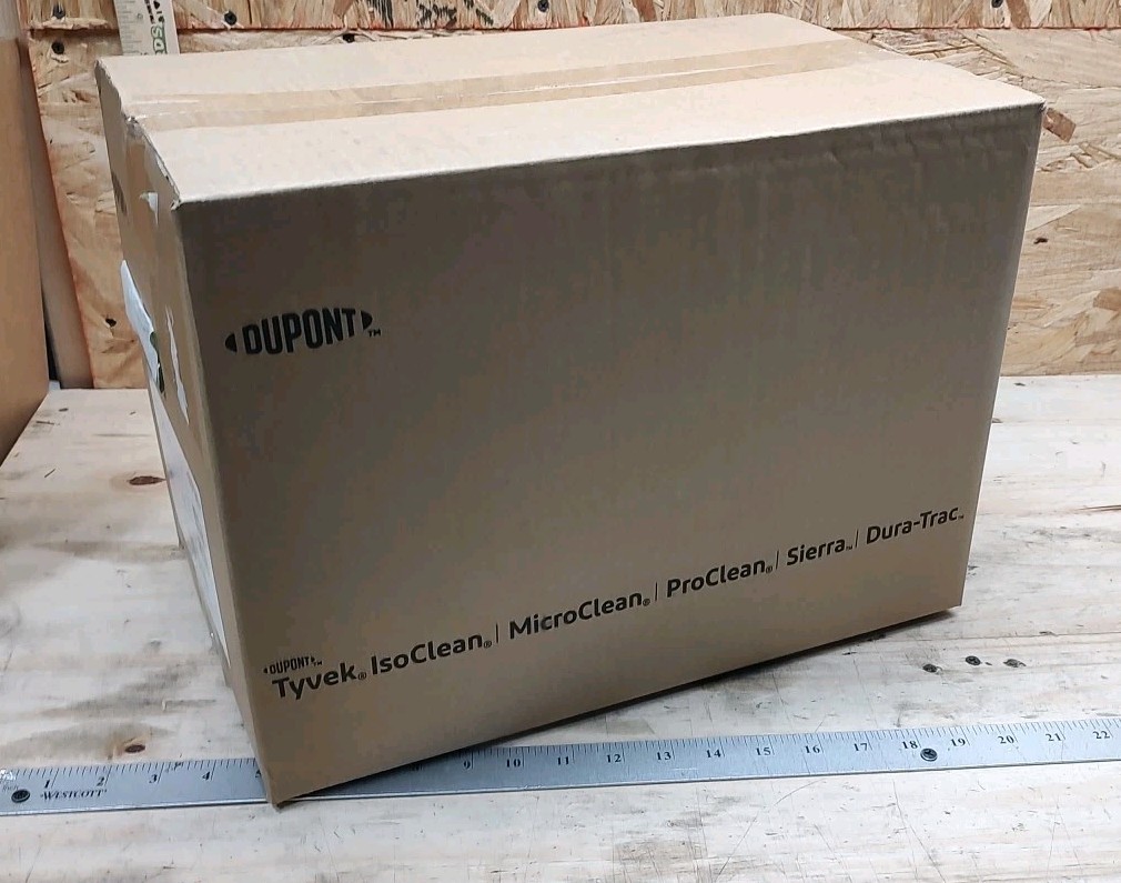 NEW Case / 25 DuPont Tyvek Suit 3X IC181SWH3X00250 DISPOSABLE COVERALLS