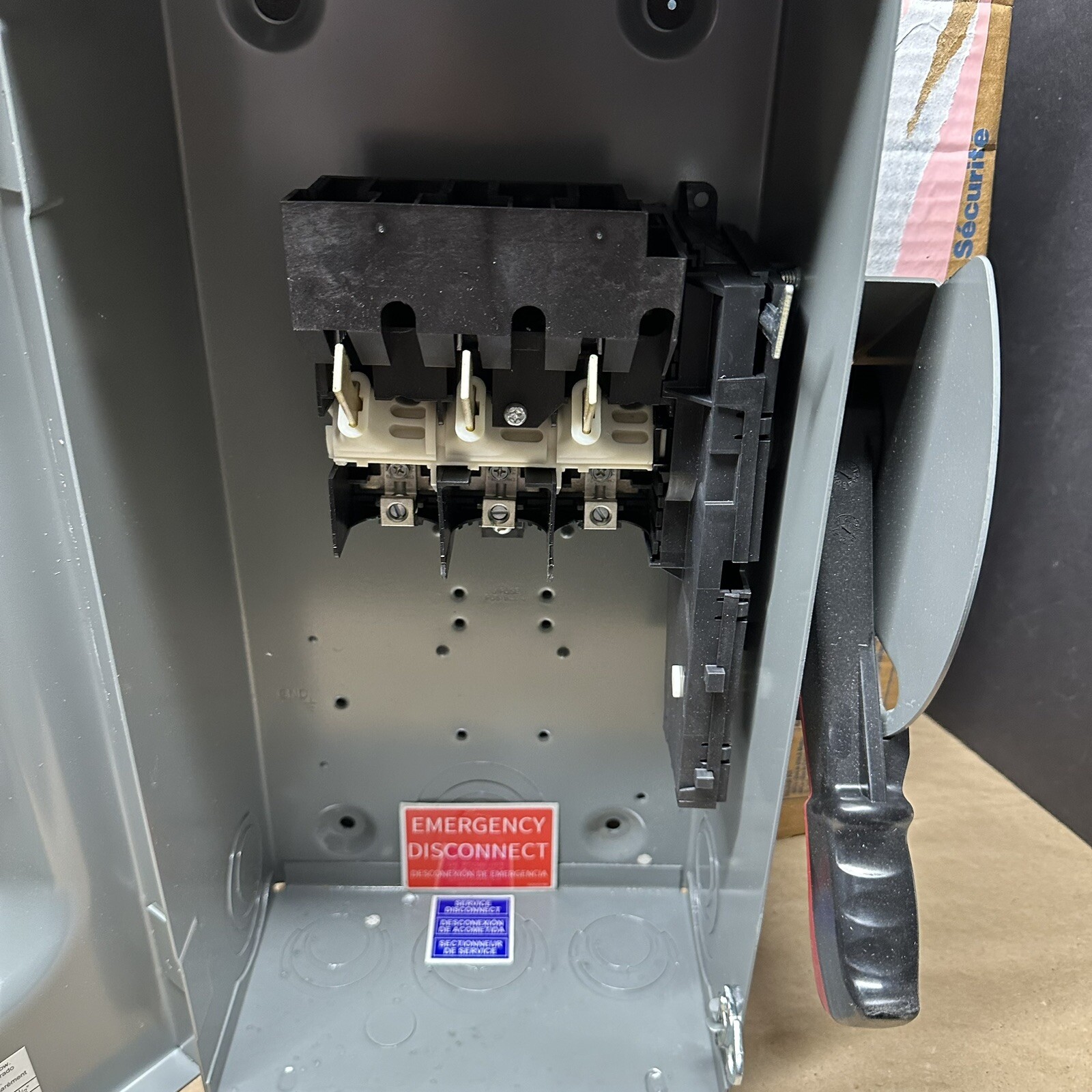 NEW SQUARE D HU362RB NON-FUSED SAFETY SWITCH 3R OUTDOOR 60 A 600 V