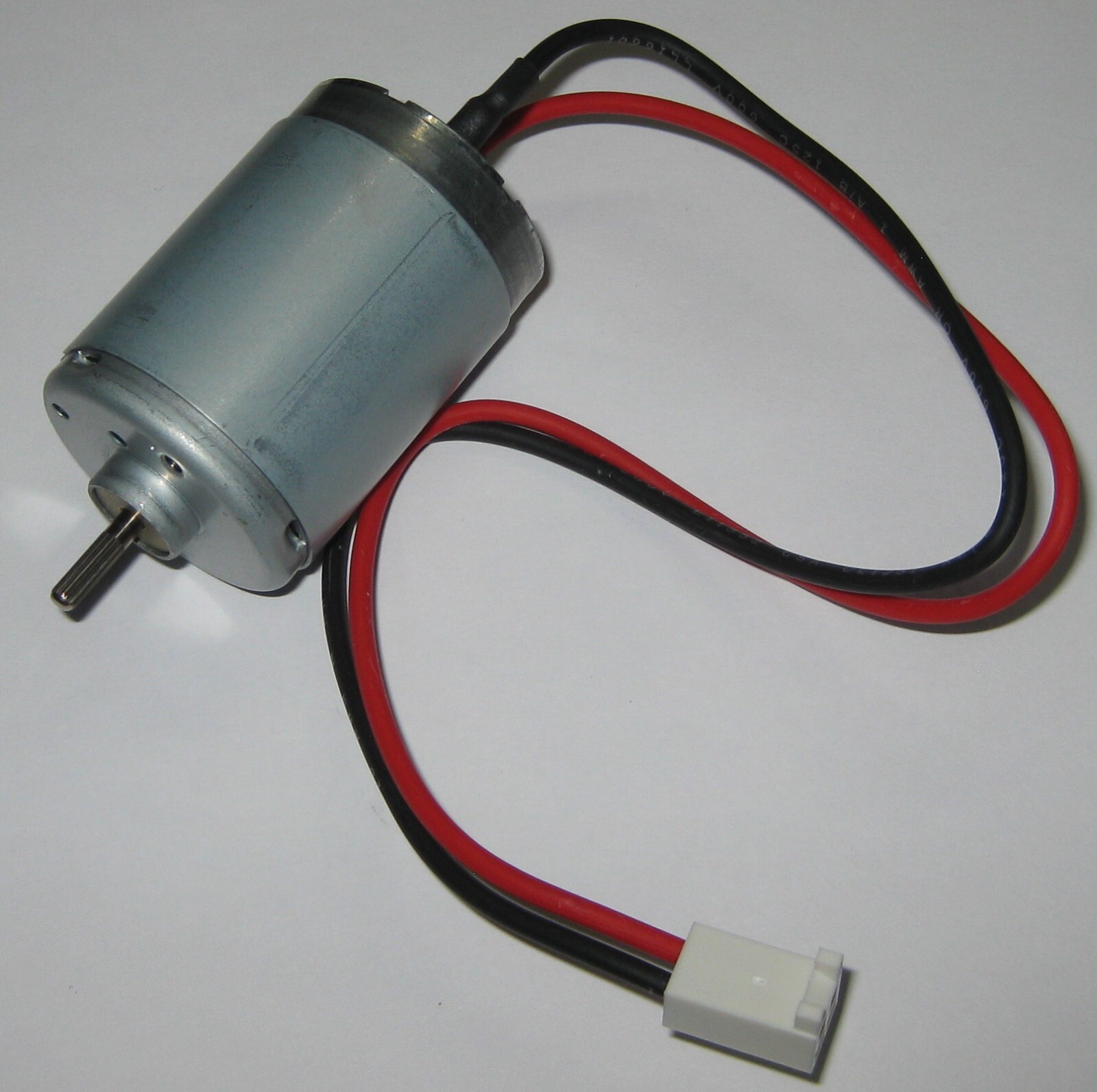 12 V – 1750 RPM – Slow Speed Electric DC Motor w/ Cable + Connector – High TQ