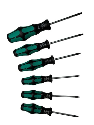 Wera Tools 5345222001 367/6 Ip Torx-Screwdriver-Set Msc, 1EA