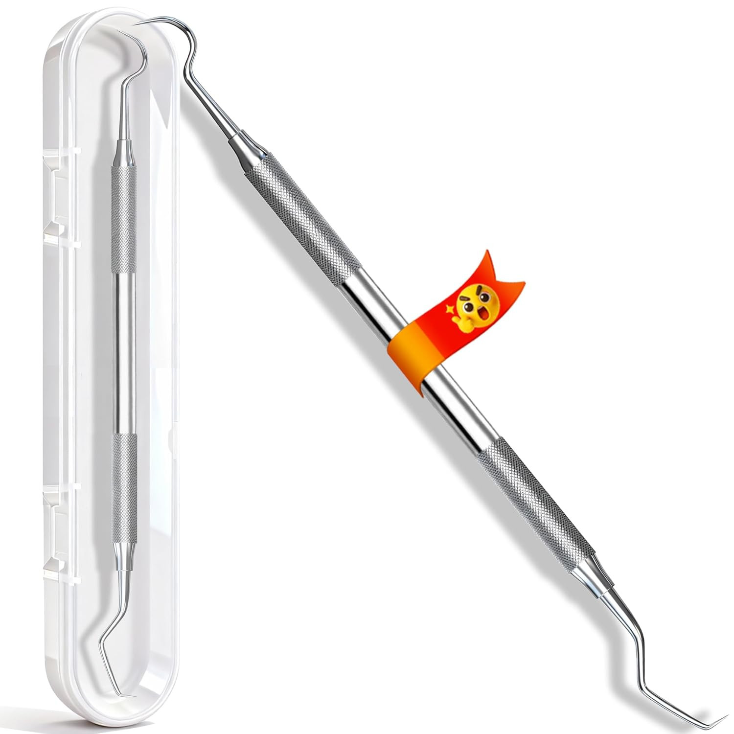 Dental Tool Metal Dental Pick Stainless Steel Tooth Scraper Plaque Tatar Remov