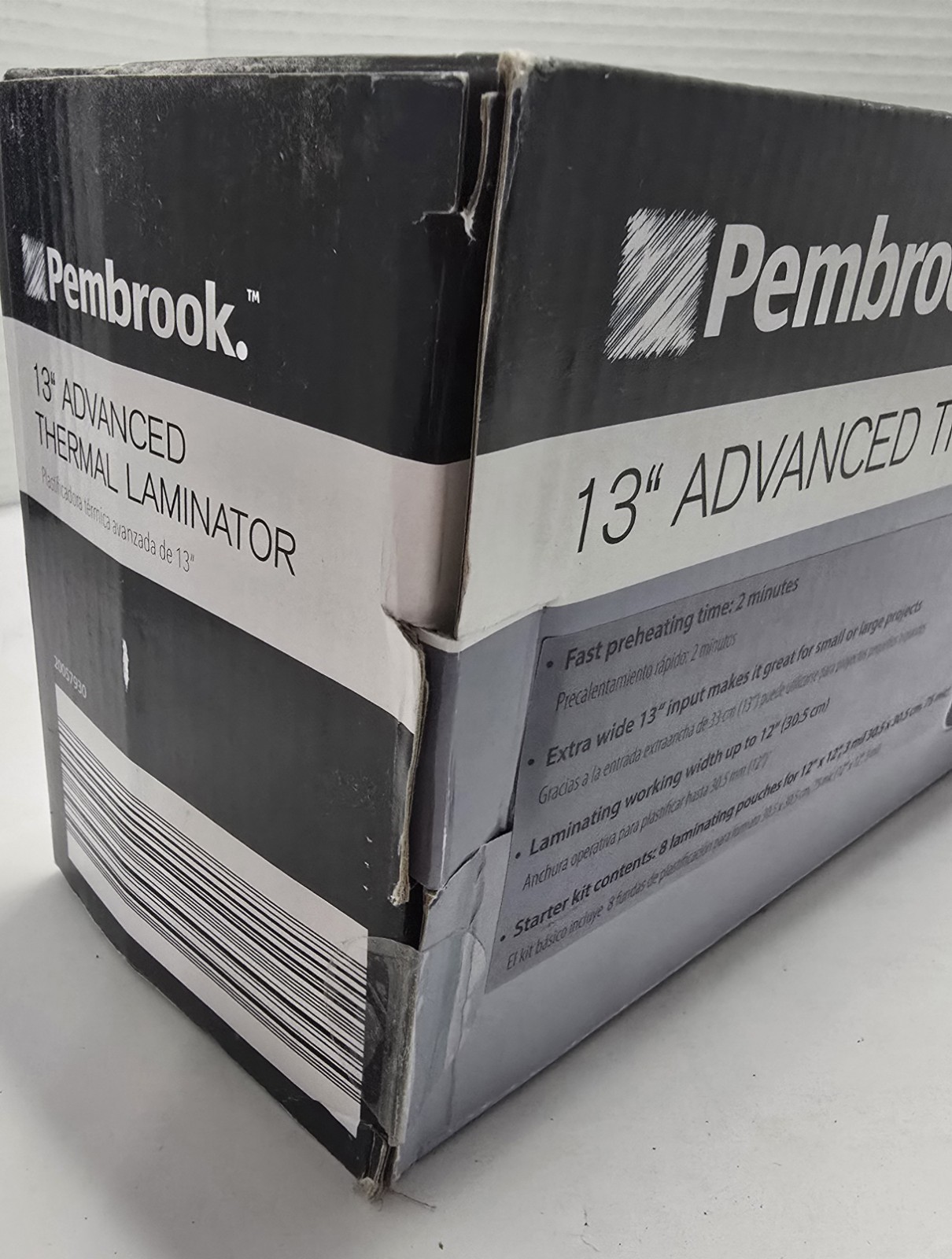 Pembrook 9″ Advanced Thermal Laminator Starter Kit Included, New In Sealed Box