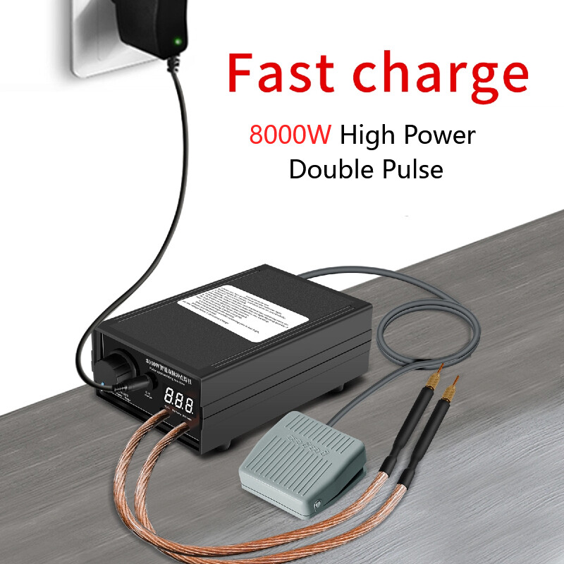 For 18650 Li-ion Battery Pack 8000W Mini Spot Welder Nickel Strip Welding Tools
