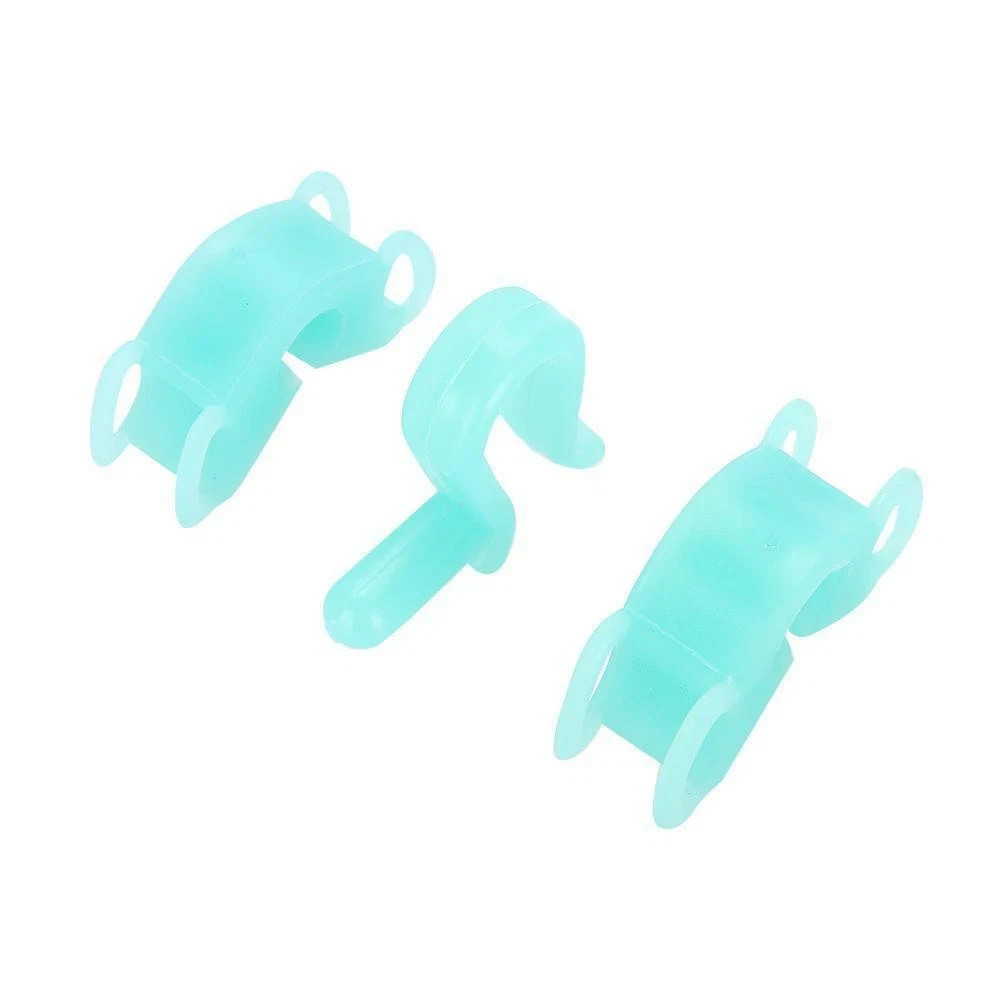 Dental Autoclave Dental Rubber Silicone Mouth Prop Model Mouth Bite Block 3 Pcs