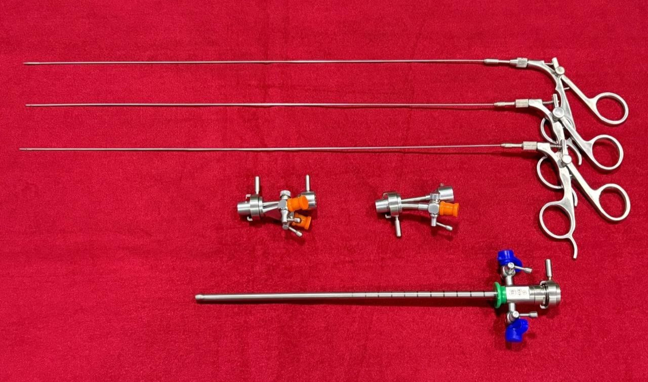 Hysteroscopy Cystoscopy Surgery Set 19FR with Semi Rigid Graspers 5FR Reusable