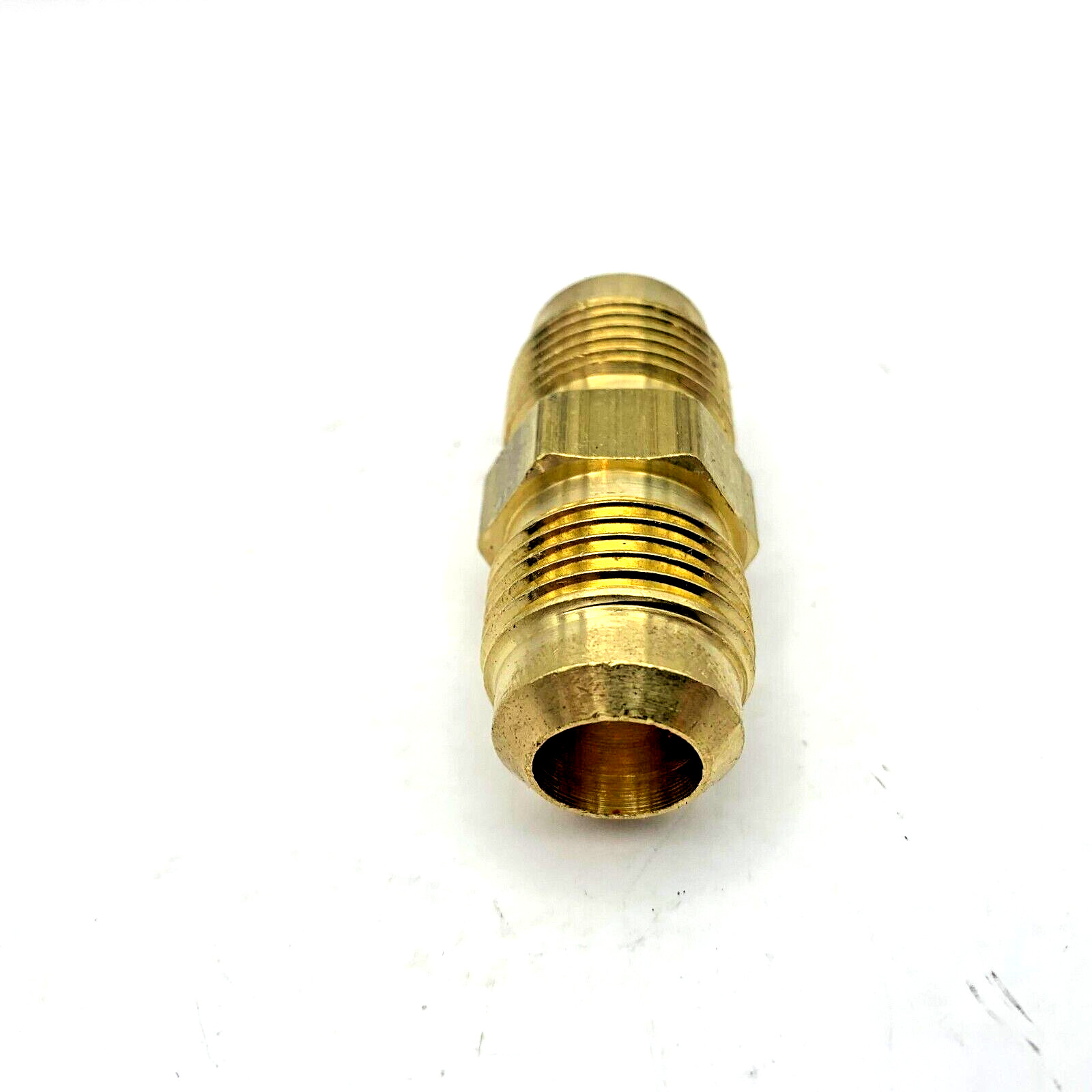 5/8″ Brass Straight Union 45-Degree Flare Fitting for Gas Propane