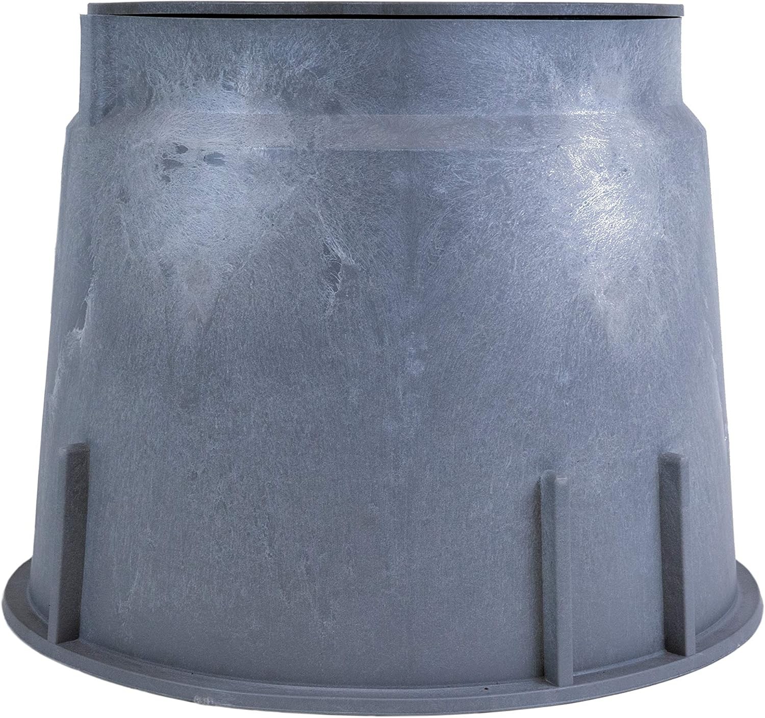 New 910 Electrical Splice Box with 10 Inch Diameter 1 Piece Grey