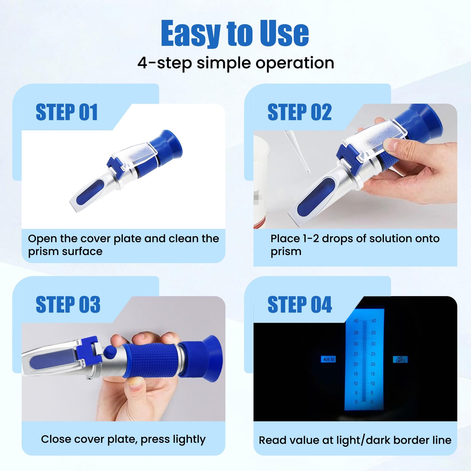 Handheld DEF AdBlue Refractometer Tester for Urea Concentration in Diesel…