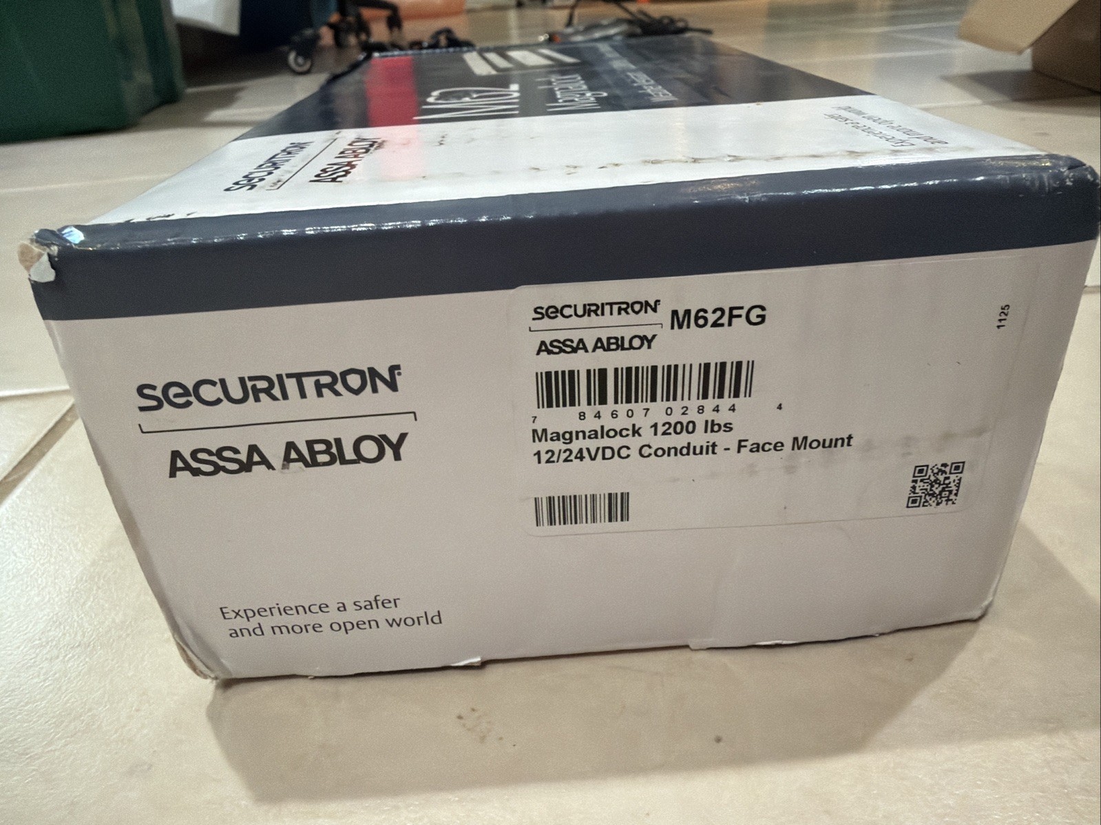Securitron M62FG-SASM Assa Abloy Direct Mounted Magnalock 1200 LBS 12/24 VDC NEW