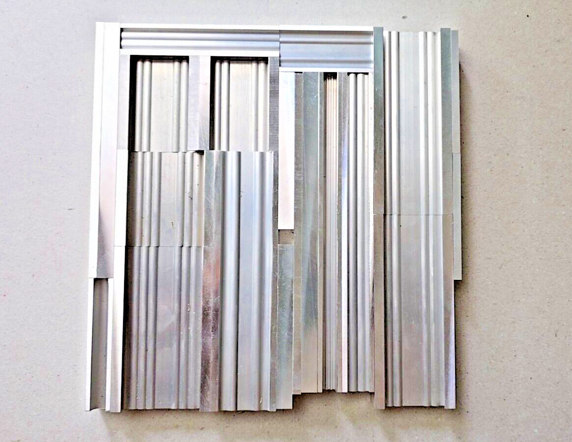 Letterpress Aluminum Furniture,Spacing Material,Set#2=20 pieces 2.7 lbs./1.1kg.