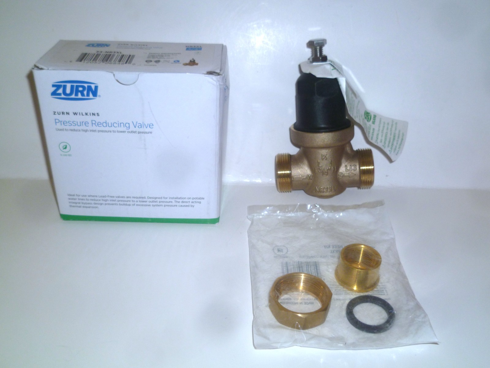 Zurn Wilkins 3/4 in. NR3XL Pressure Reducing Valve with Single Union