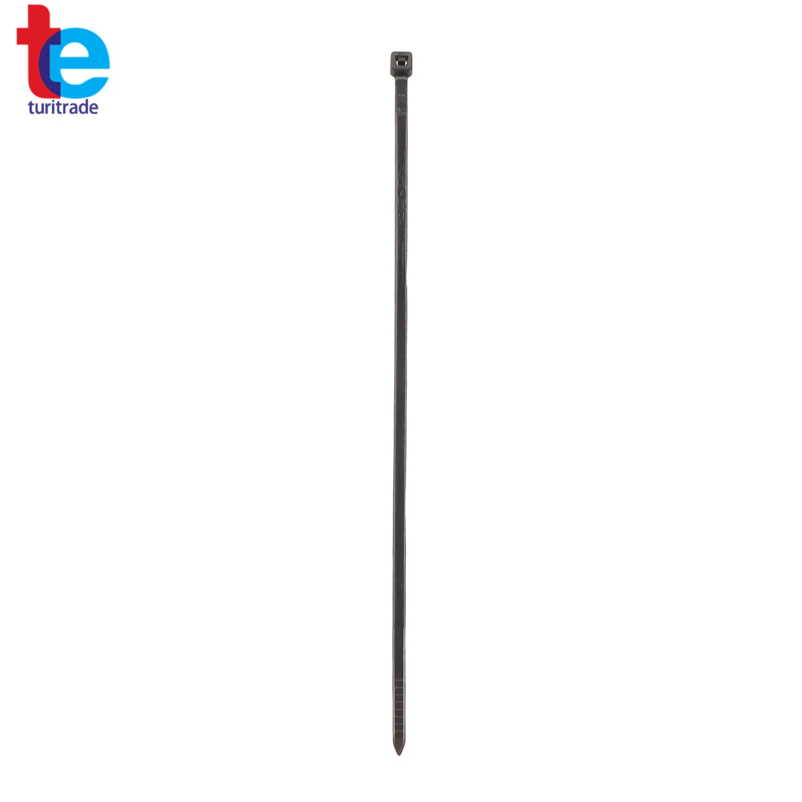 5000x 8″ Zip Ties 40lb Tensile Uv Black Heavy Duty Cable Ties 0.14″ Width