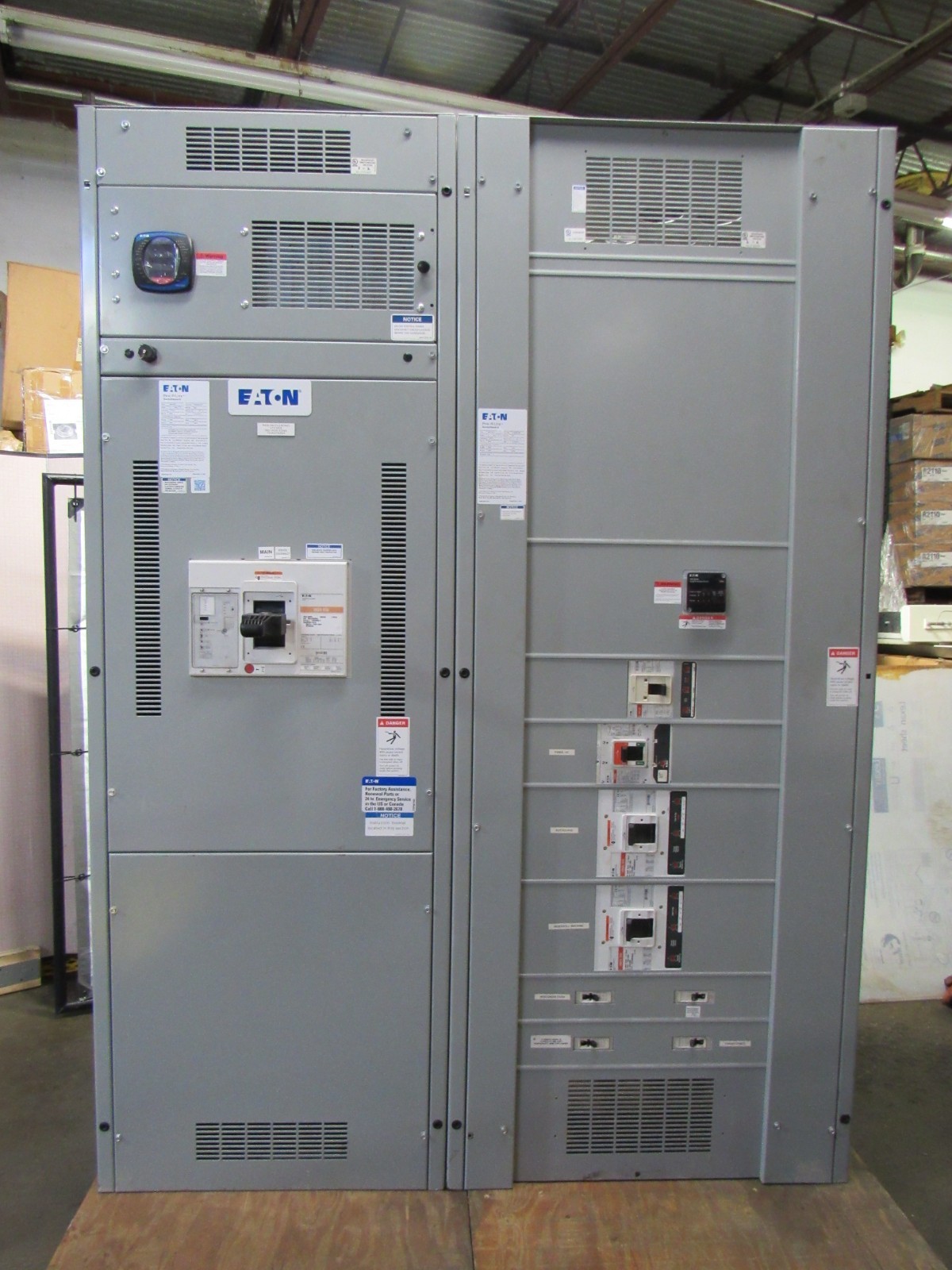 Eaton Pow-R-Line SCS0552159 Switch Gear Board 480/277V 3Ph W/ 2500 A Amp Main