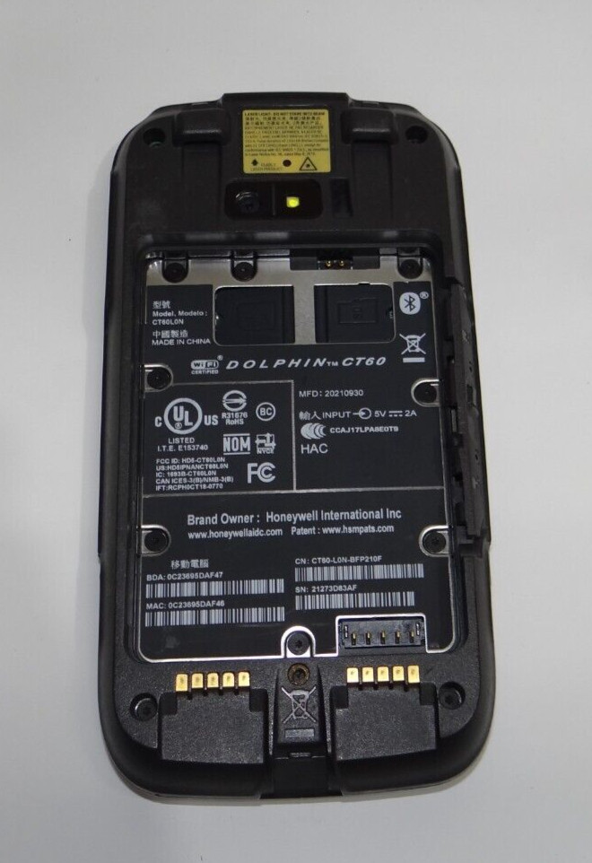 HONEYWELL Dolphin CT60 Mobile Handheld Computer CT60L0N Untested No Battery