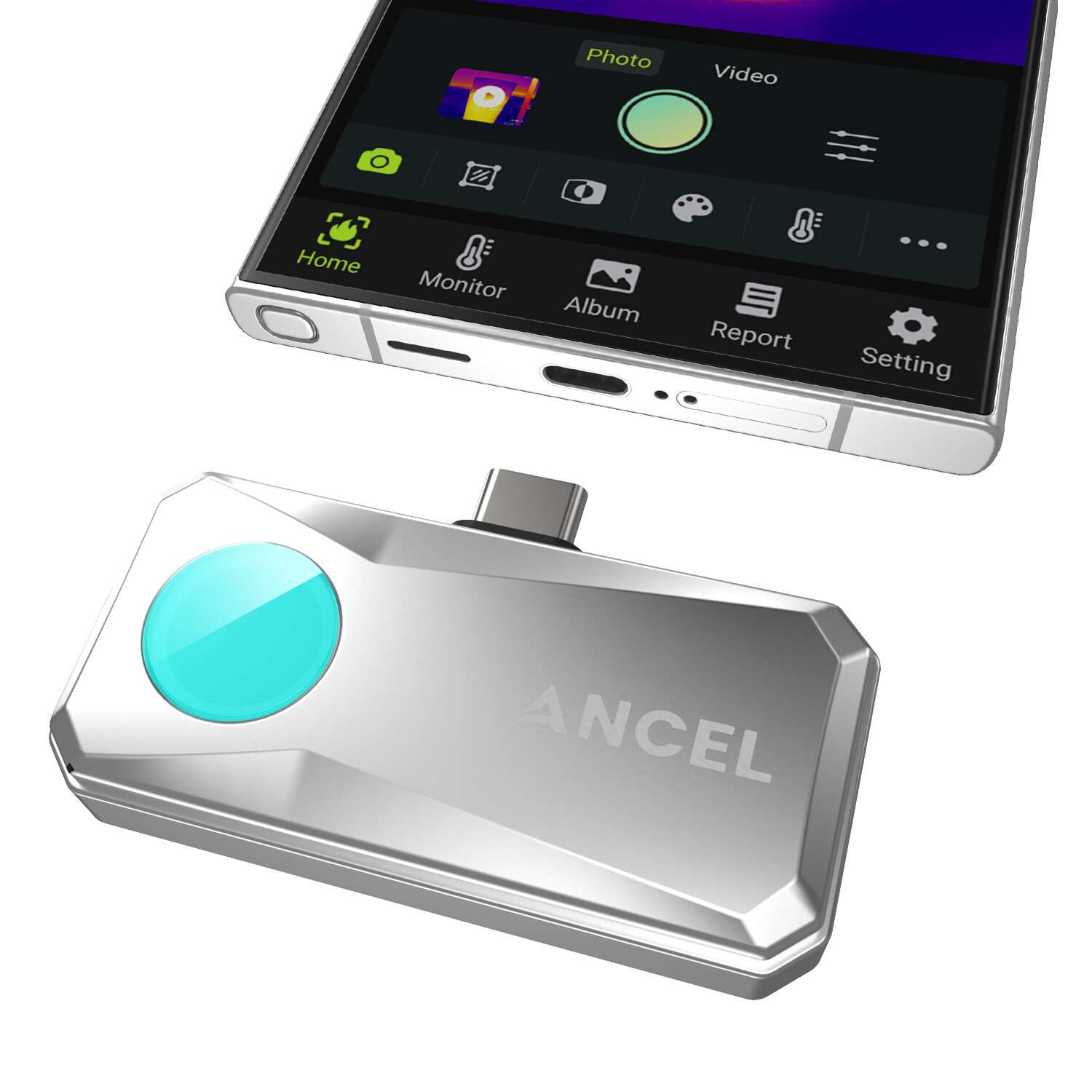256×192 IR Thermal imaging Camera Imager for Android Phone Tablet ANCEL IR101