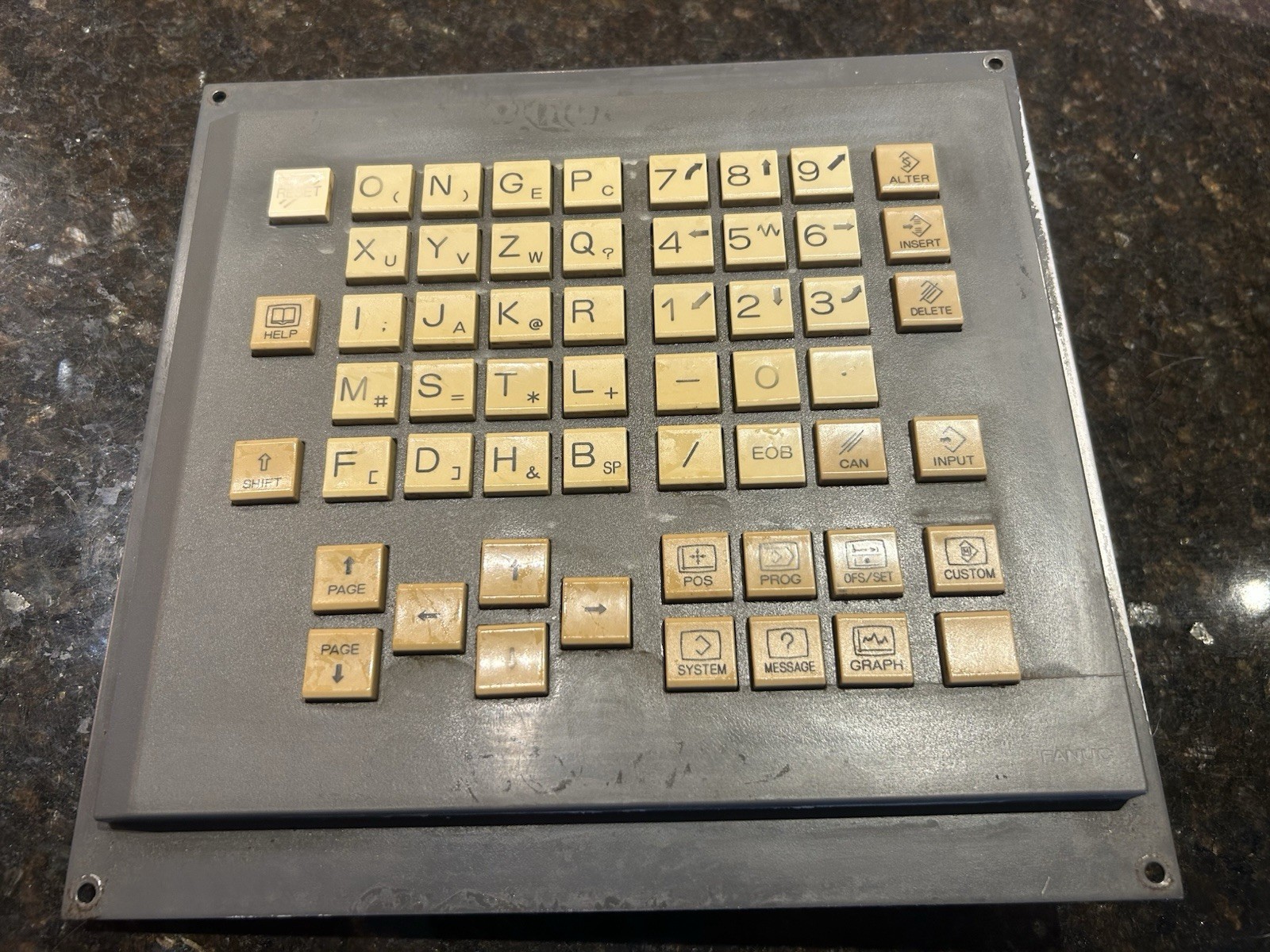 FANUC MDI UNIT KEYPAD A02B-0281-C125#MBE