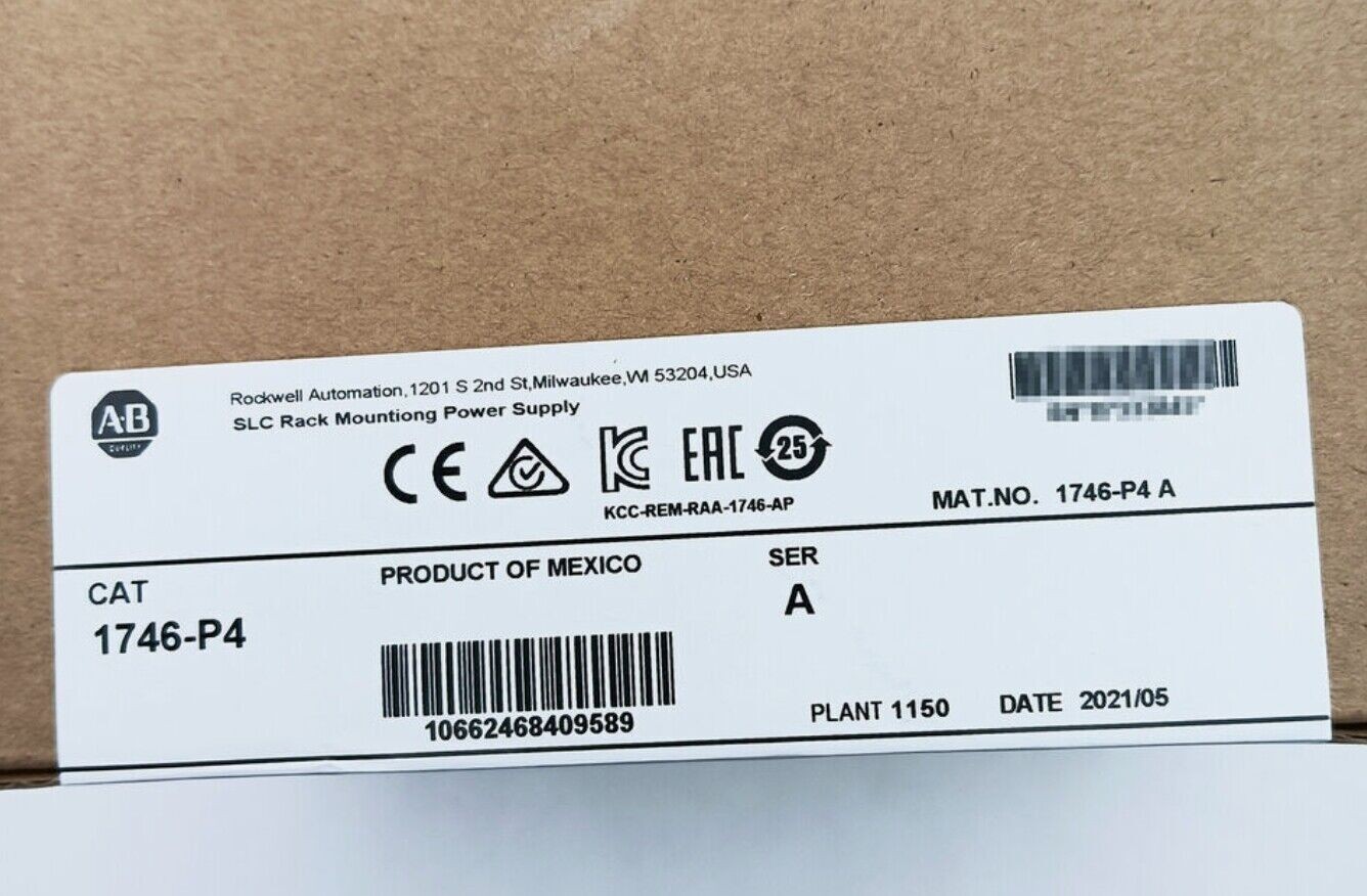New AB 1746-P4 AB NEW PLC 1746-P4 SLC 500 Power Supply Module US Same Day Ship