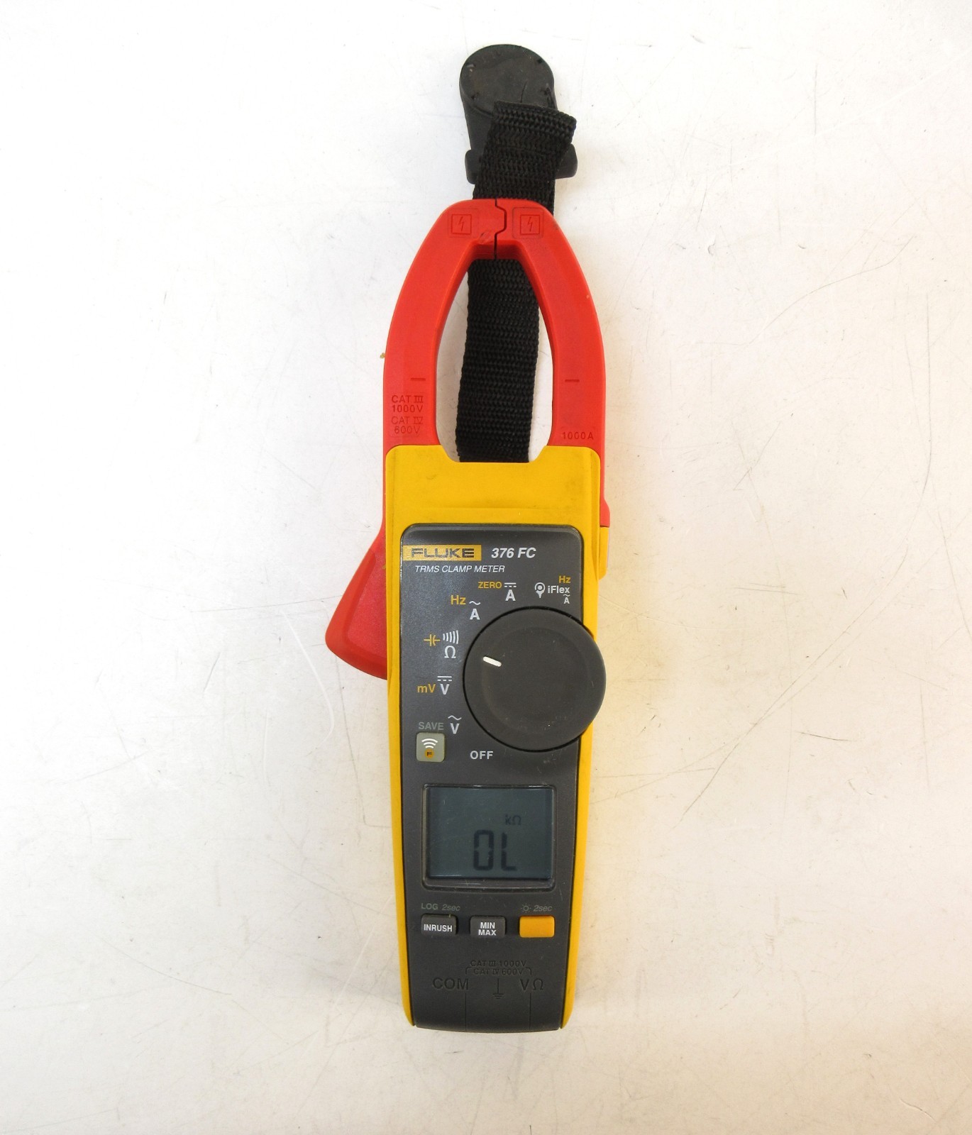 Fluke 376 FC True-RMS AC/DC 1000A Clamp Meter w/ 2x iFlex i2500-18 & Case