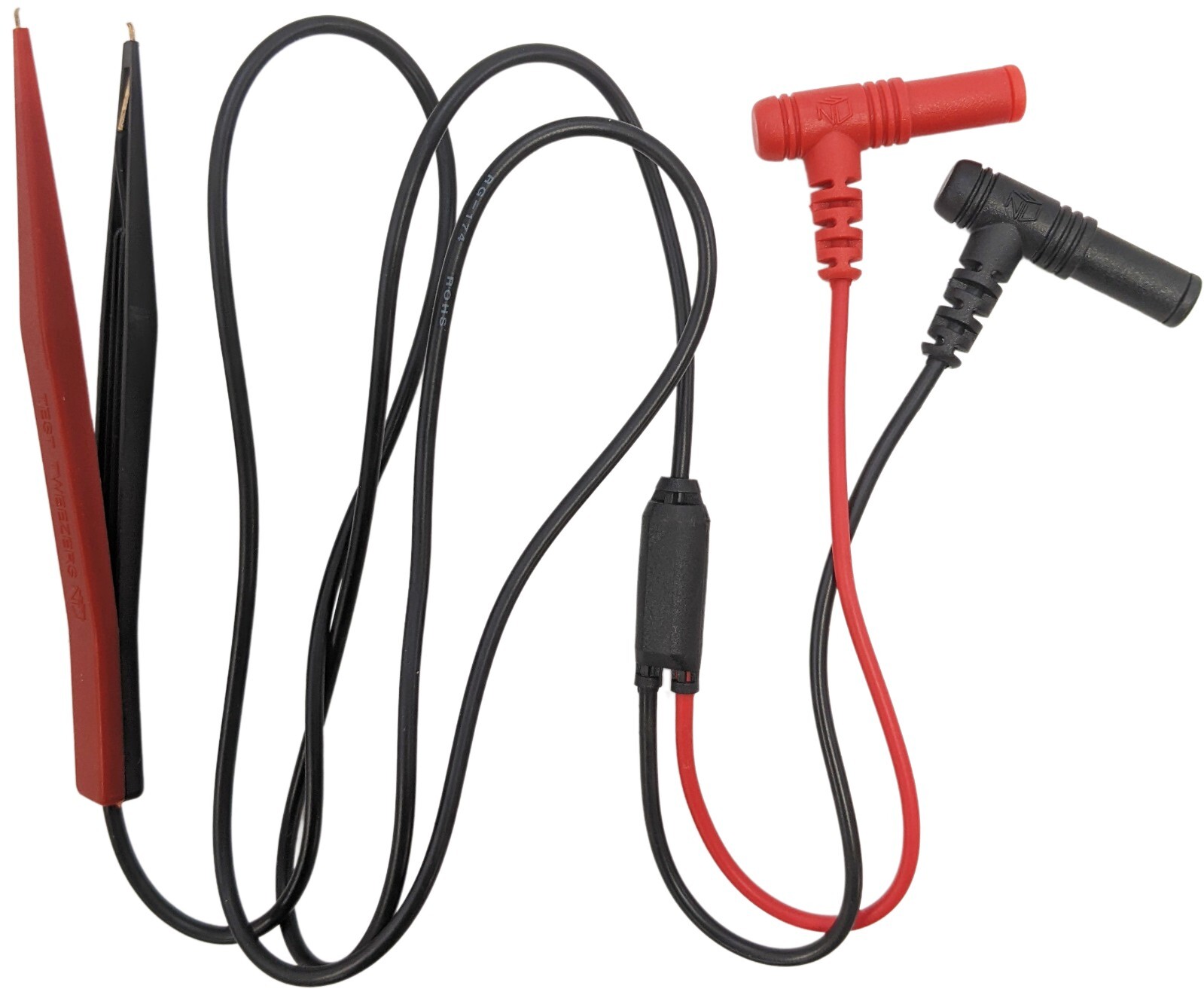 Shrouded Banana to 120mm SMD Probe Test Lead, 36″ Length