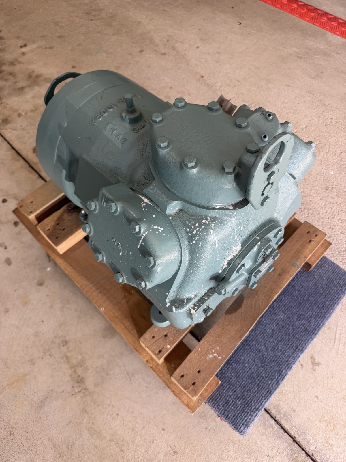Carlyle 06DS8246BC3600 7.5 HP semi-hermetic reciprocating refrigerant compressor