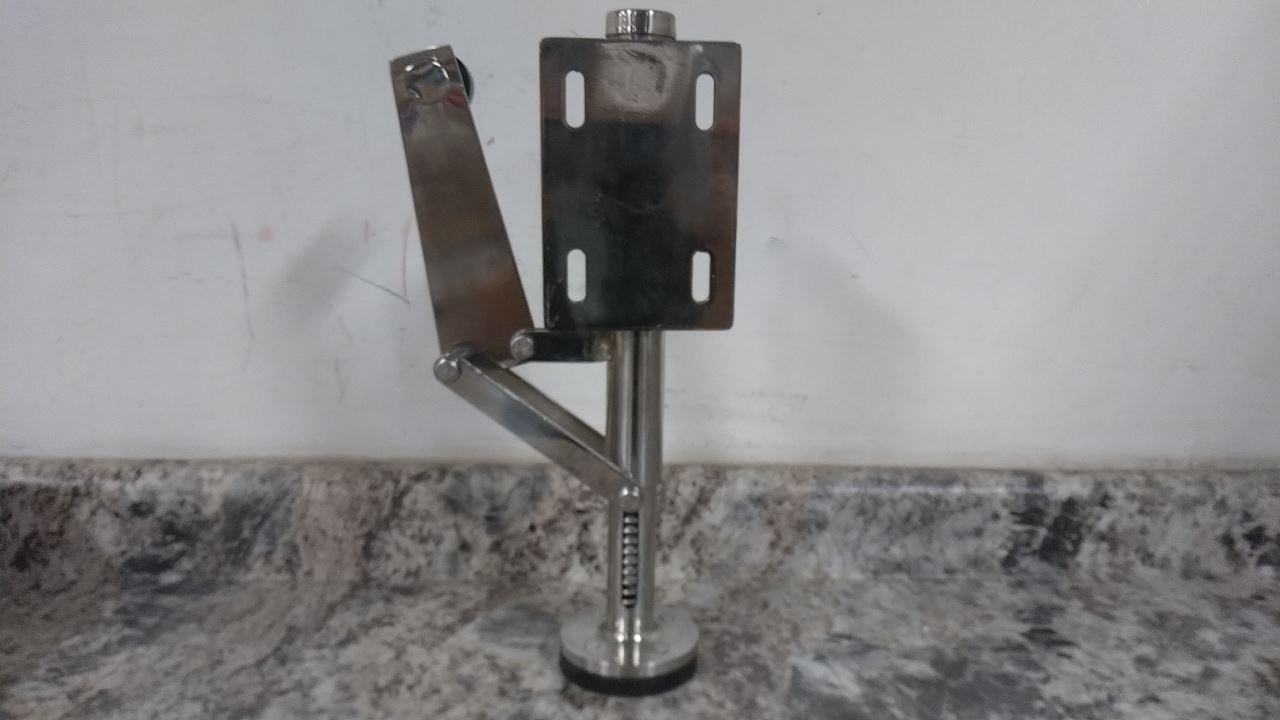 Vestil FL-LK-SMR-SS-L 18 In Extended Height Side-Mount Floor Lock