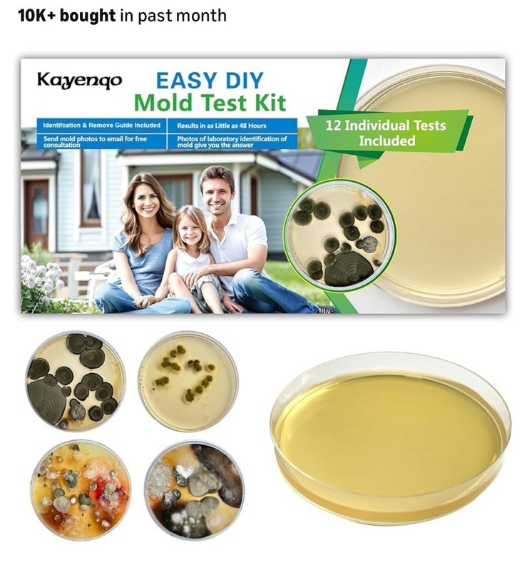 Mold Test Kit for Home – 12 Simple Detection Tests,Test HVAC System,Home Surf…