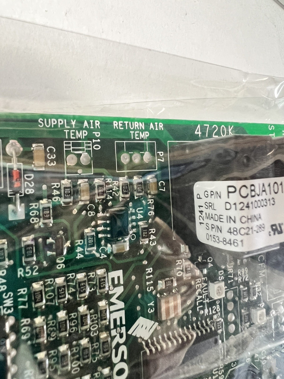 Emerson Circuit Control Board PCBJA101 48C21-289