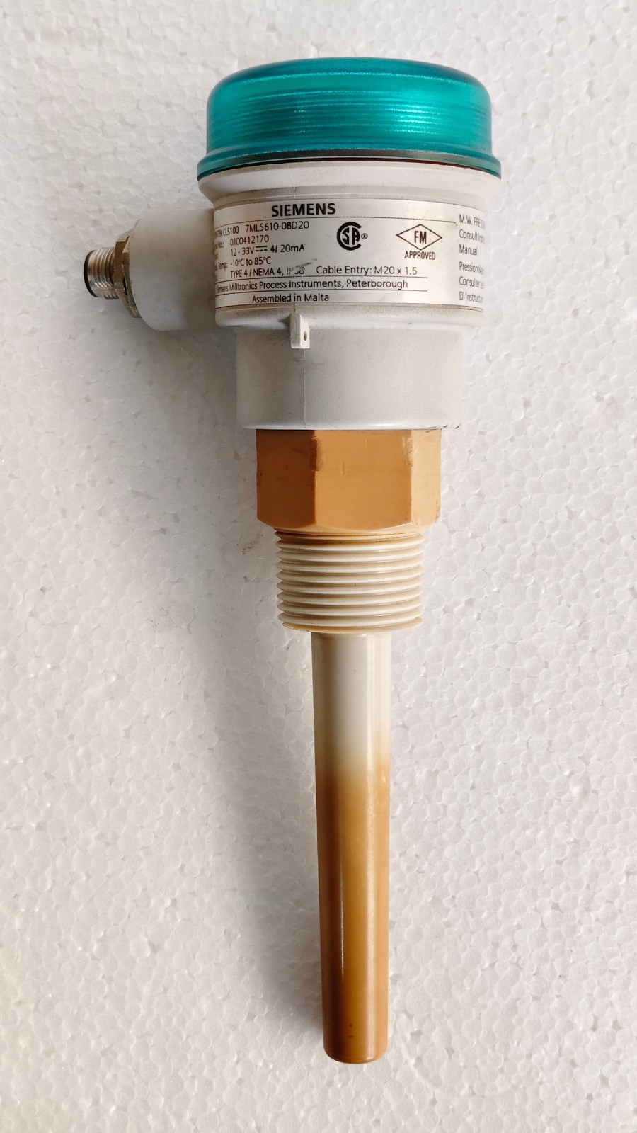 SIEMENS POINTEK CLS100 LEVEL SENSOR 7ML5610-0BD20