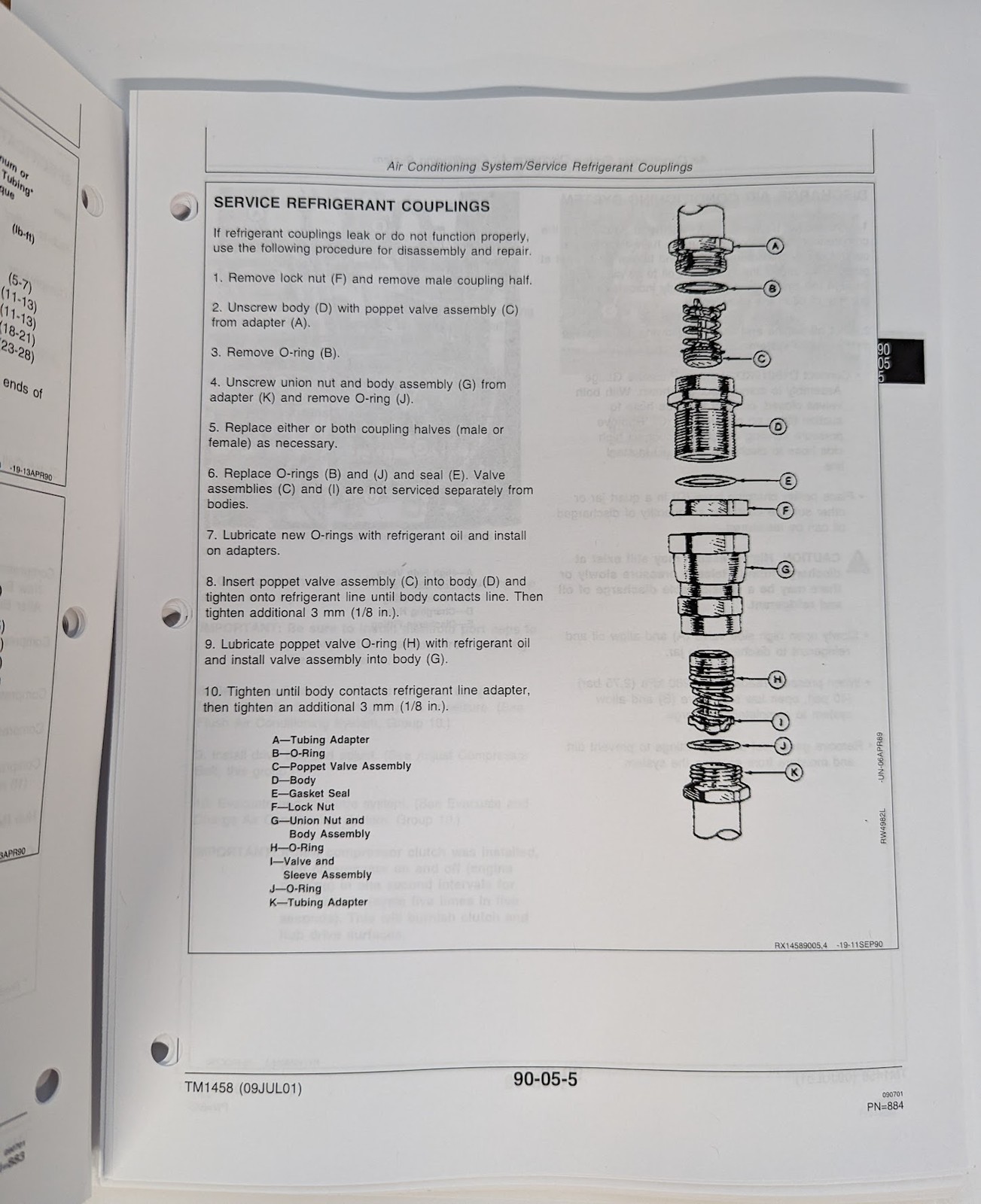 John Deere 4055, 4255, 4455 Tractor Technical Service Repair Manual – TM1458