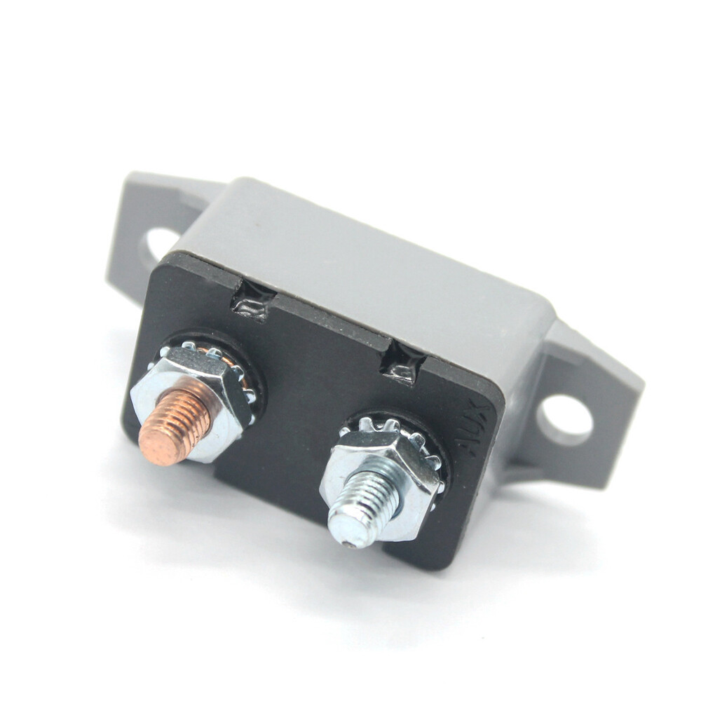 4X 50A AMP 12V Circuit Breaker Stud Type Shortstop Fuse Automatic Auto Reset