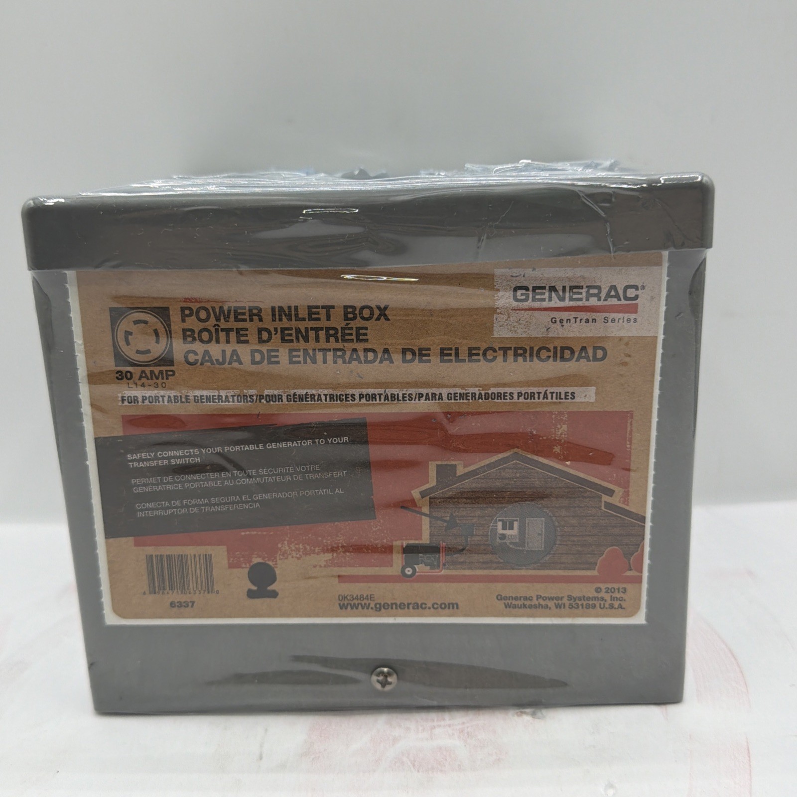 Generac 30A Outdoor Generator Power Inlet Box 6337 NEW Sealed!