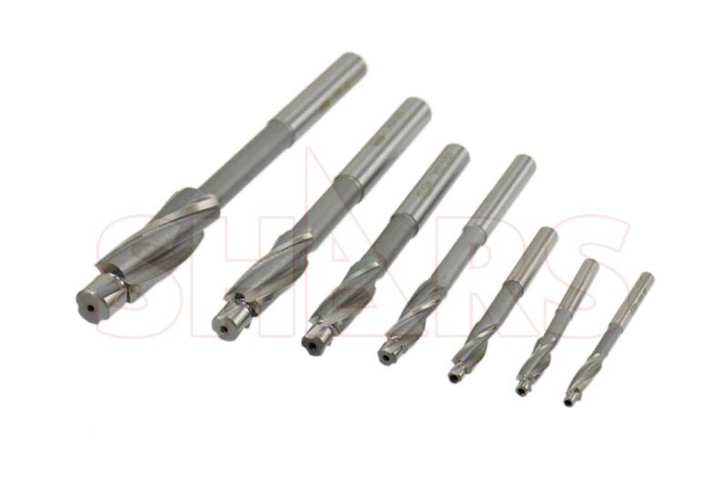 SHARS 6 8 10 1/4-1/2 7 Pcs HSS Counterbore Set NEW #}