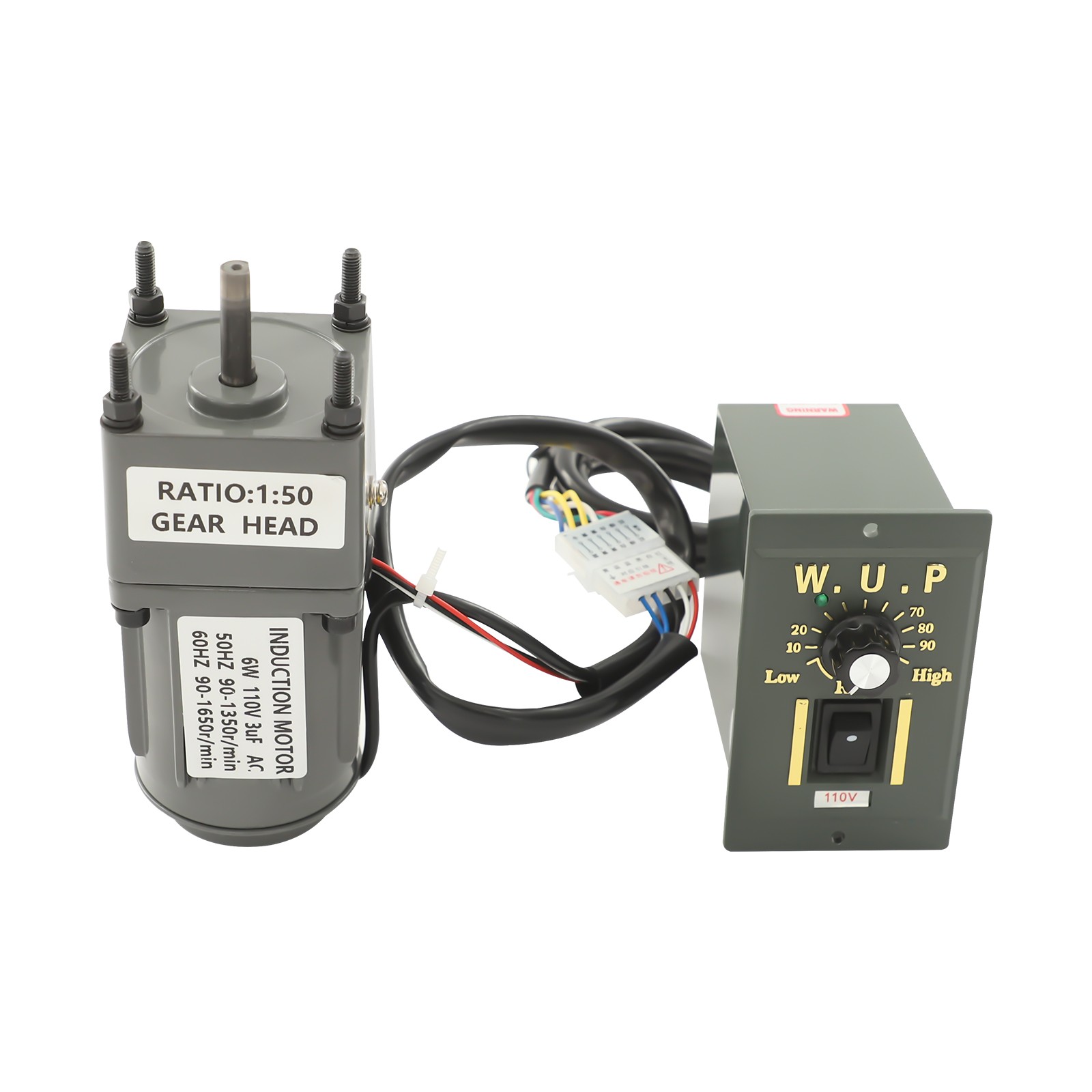 110V Reversible AC Gear Motor with Variable Speed Controller 27 RPM Fast Deliver